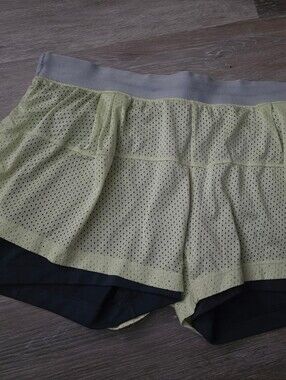 Nike Light Green Perforated Athletic Shorts